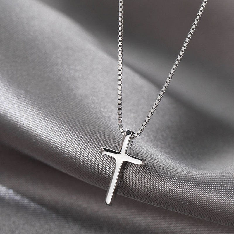 Simple Cross Pendants Necklaces